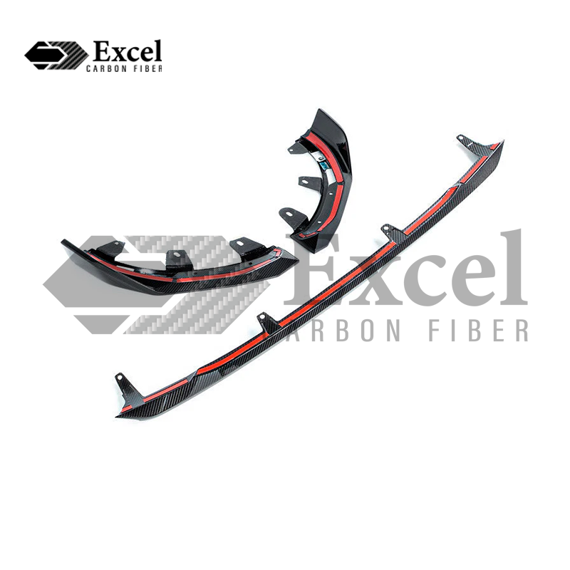 DRY Carbon Fiber M Performance Style Front Lip Set For BMW G42 230i & M240i 2022+