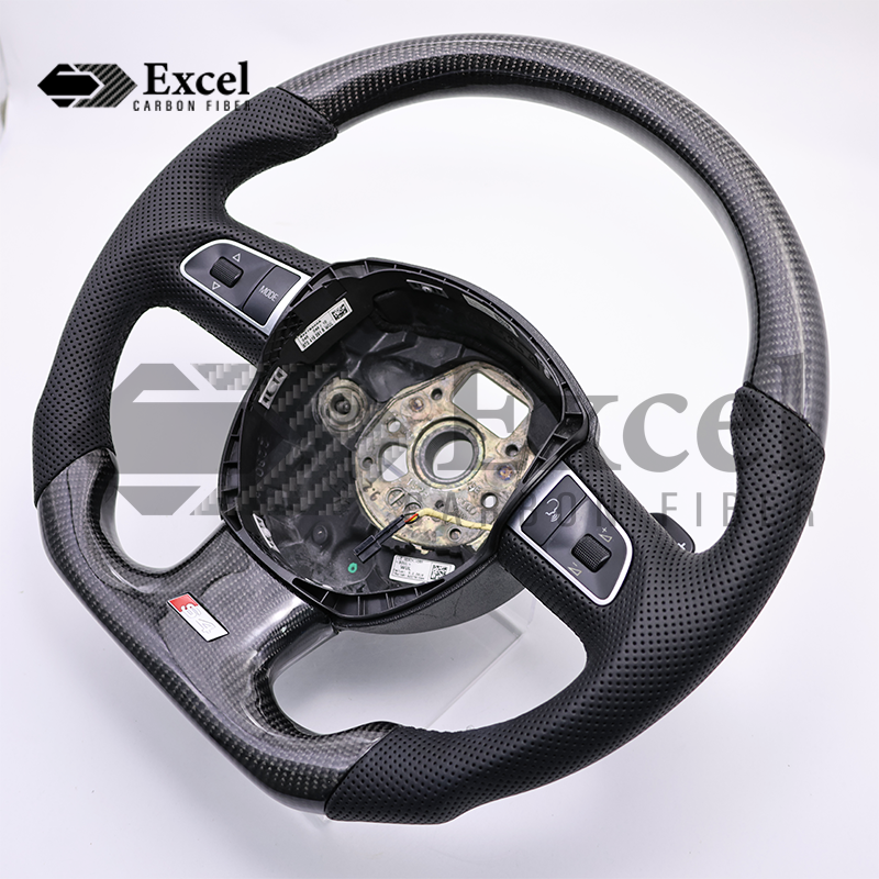 Audi B8 Manual Pre-Facelift S4 S5 A4 A5 Carbon Fiber Steering Wheel