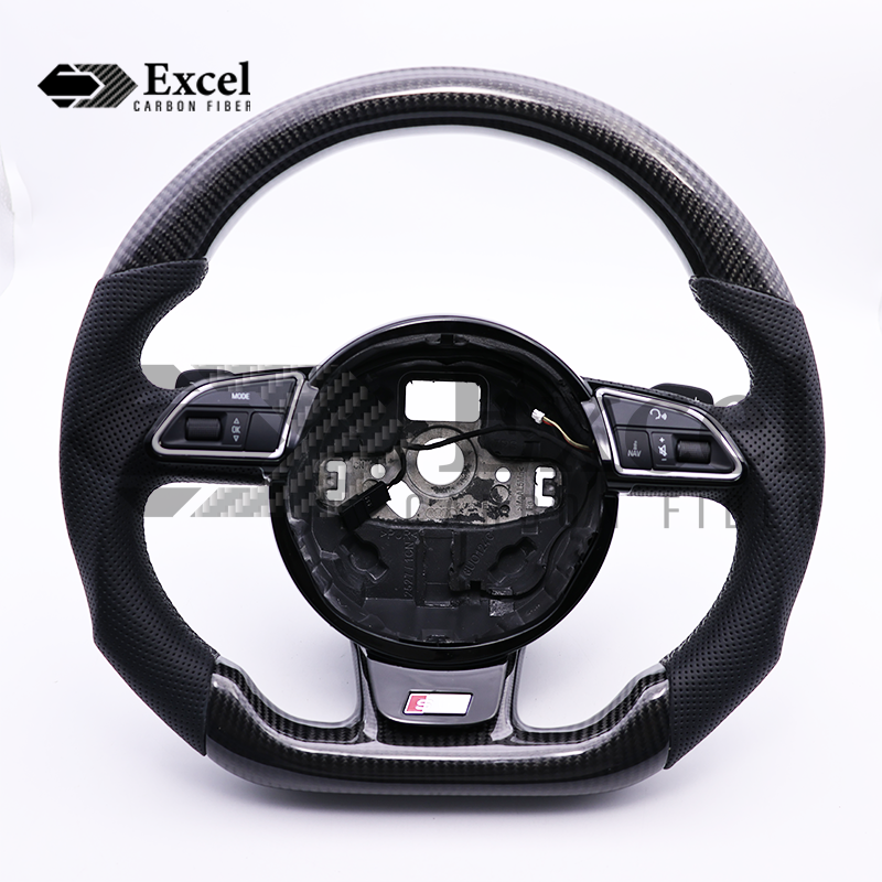 AUDI B8.5 S4 S5 RS5 S6 S7 RS7 Custom Carbon Fiber Steering Wheel