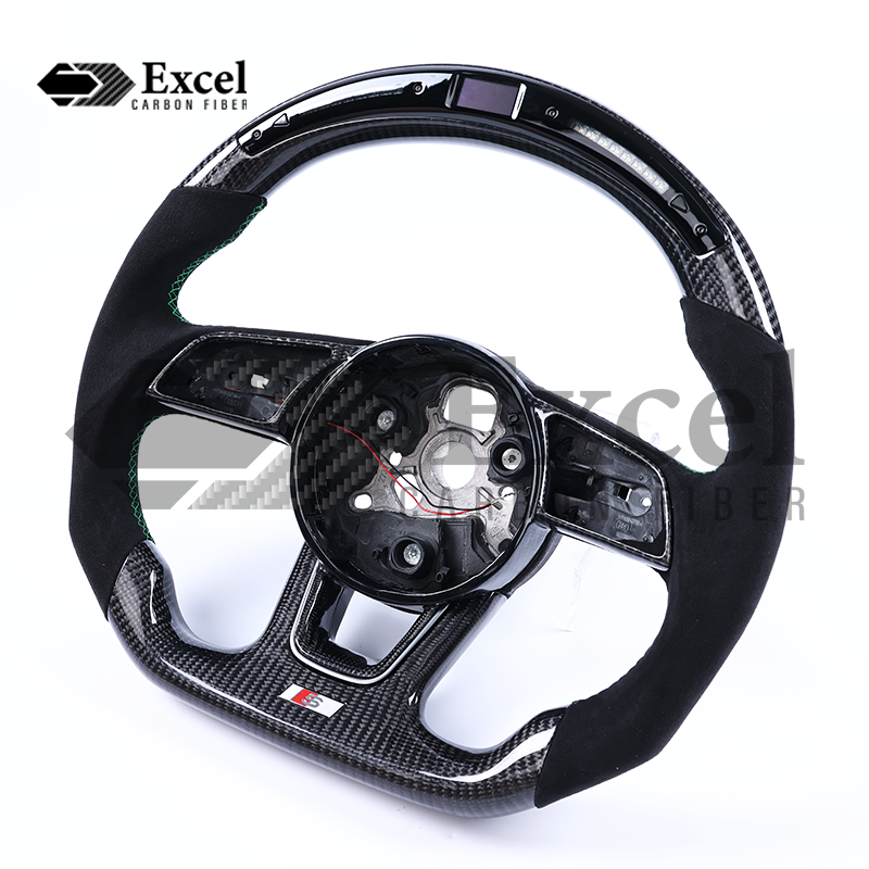 AUDI RS B9 Style Custom Carbon Fiber Steering Wheel