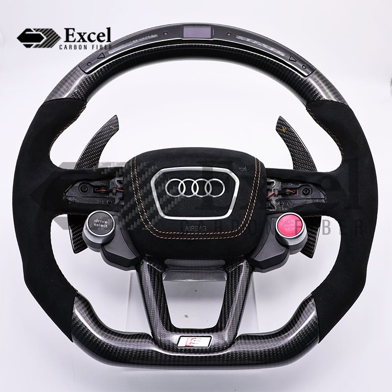 AUDI RS3 RSQ3 A3 A1 S3 A4 A5 Custom Carbon Fiber Steering Wheel